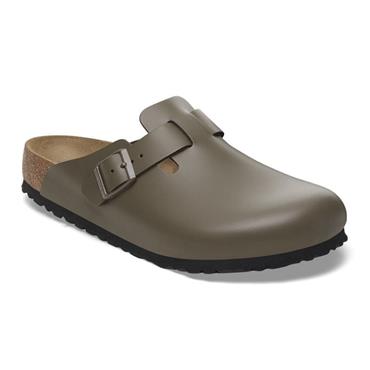 Birkenstock Men Boston Natural Leather - Concrete Grey